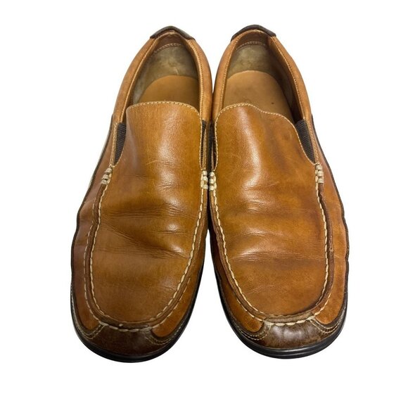 Cole Haan Tucker Venetian Loafer Slip On Driving Shoe Tan Men's Size 9 9M - Picture 2 of 9